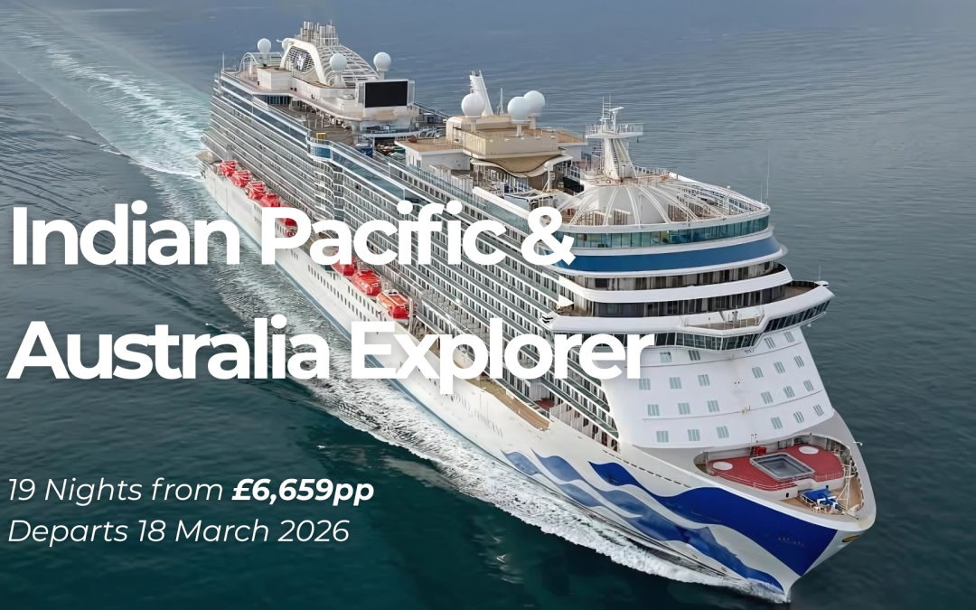 Indian Pacific & Australia Explorer – 19 Night Rail, Cruise and Stay